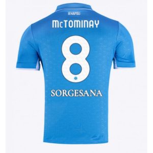 SSC Napoli Scott McTominay #8 Cheap Men's Home Football Shirt 2024-25 Short Sleeve