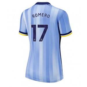 Tottenham Hotspur Cristian Romero #17 Away Football Club Jersey Women 2024-25