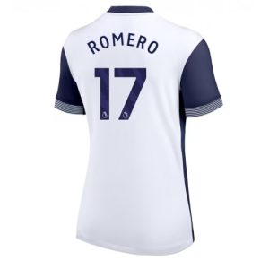 Tottenham Hotspur Cristian Romero #17 Home Football Club Jersey Women 2024-25