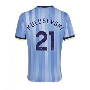 Tottenham Hotspur Dejan Kulusevski #21 Cheap Away Stadium Shirt 2024-25 Men Short Sleeve