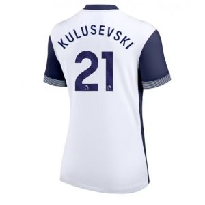 Tottenham Hotspur Dejan Kulusevski #21 Home Football Club Jersey Women 2024-25