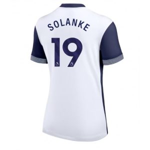Tottenham Hotspur Dominic Solanke #19 Home Football Club Jersey Women 2024-25