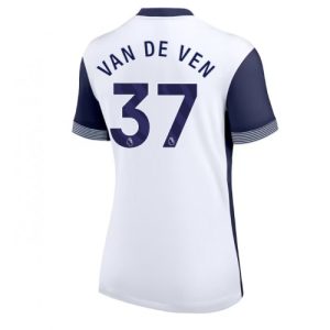 Tottenham Hotspur Micky van de Ven #37 Home Football Club Jersey Women 2024-25