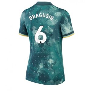 Tottenham Hotspur Radu Dragusin #6 Third Football Club Jersey Women 2024-25
