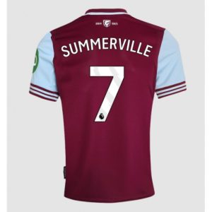 West Ham United Crysencio Summerville #7 New Men's Home Football Shirt 2024-25 Short Sleeve
