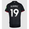 West Ham United Edson Alvarez #19 New Men's Away Football Shirt 2024-25 Short Sleeve