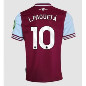 West Ham United Lucas Paqueta #10 New Men's Home Football Shirt 2024-25 Short Sleeve