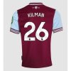 West Ham United Max Kilman #26 New Men's Home Football Shirt 2024-25 Short Sleeve