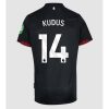 West Ham United Mohammed Kudus #14 New Men's Away Football Shirt 2024-25 Short Sleeve