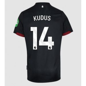 West Ham United Mohammed Kudus #14 New Men's Away Football Shirt 2024-25 Short Sleeve