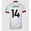 West Ham United Mohammed Kudus #14 New Men's Third Football Shirt 2024-25 Short Sleeve