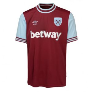 West Ham United New Men's Home Football Shirt 2024-25 Short Sleeve