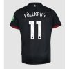 West Ham United Niclas Fullkrug #11 New Men's Away Football Shirt 2024-25 Short Sleeve