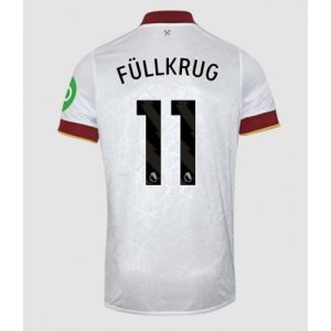 West Ham United Niclas Fullkrug #11 New Men's Third Football Shirt 2024-25 Short Sleeve