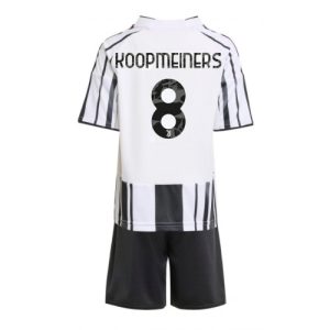 Juventus Teun Koopmeiners #8 Cheap Home Stadium Kit for Kids 2025-26 Online Sale