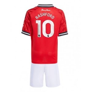 Buy Manchester United Marcus Rashford #10 Cheap Home Stadium Kit for Kids 2025-26
