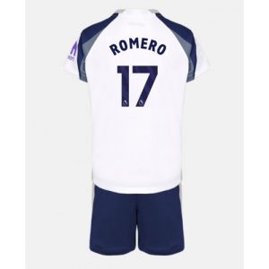 Tottenham Hotspur Cristian Romero #17 Cheap Home Stadium Kit for Kids 2025-26