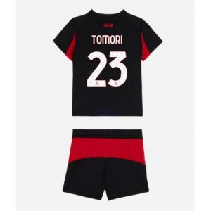 AC Milan Fikayo Tomori #23 Cheap Home Stadium Kit for Kids 2025-26
