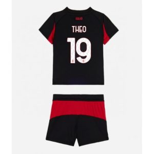 AC Milan Theo Hernandez #19 Cheap Home Stadium Kit for Kids 2025-26