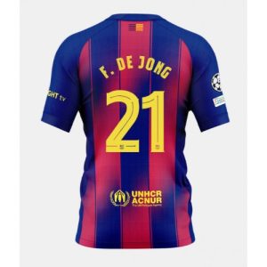 Barcelona Frenkie de Jong #21 Cheap Home Stadium Shirt 2025-26 Online Store