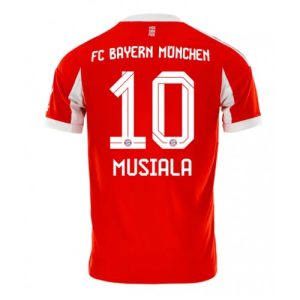 Cheap Bayern Munich Jamal Musiala #10 Home Stadium Shirt 2025-26