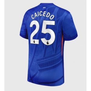 Chelsea Moises Caicedo #25 Cheap Home Stadium Shirt 2025-26