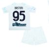 Inter Milan Alessandro Bastoni #95 Away Stadium Kit for Kids 2025-26