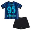 Inter Milan Alessandro Bastoni #95 Home Stadium Kit for Kids 2025-26