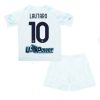 Inter Milan Lautaro Martinez #10 Away Stadium Kit for Kids 2025-26