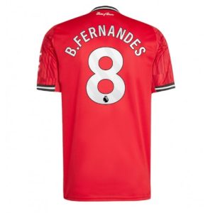 Buy Manchester United Bruno Fernandes #8 Cheap Home Stadium Shirt 2025-26 Online