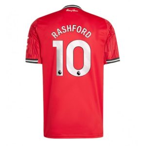 Manchester United Marcus Rashford #10 Cheap Home Stadium Shirt 2025-26 Red