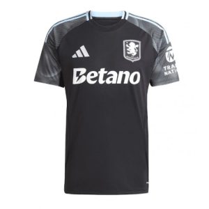Aston Villa Cheap Away Stadium Shirt 2025-26 Black Jersey