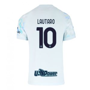 Inter Milan Jersey White Lautaro Martinez #10 Away Stadium Shirt 2025-26 Sale