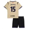 Barcelona Andreas Christensen #15 Away Stadium Kit for Kids 2025-26 Best Soccer Jerseys