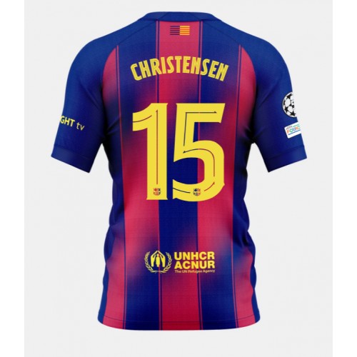 Barcelona Andreas Christensen #15 Home Stadium Shirt 2025-26 Best Soccer Jerseys