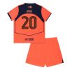 Barcelona Dani Olmo #20 Third Stadium Kit for Kids 2025-26 Best Soccer Jerseys