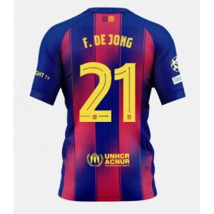Barcelona Frenkie de Jong #21 Home Stadium Shirt 2025-26 Best Soccer Jerseys