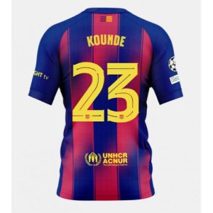 Barcelona Jules Kounde #23 Home Stadium Shirt 2025-26 Best Soccer Jerseys