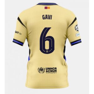 Barcelona Paez Gavi #6 Away Stadium Shirt 2025-26 Best Soccer Jerseys