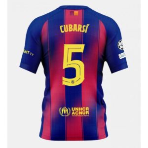 Barcelona Pau Cubarsi #5 Home Stadium Shirt 2025-26 Best Soccer Jerseys