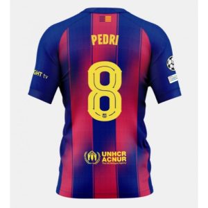Barcelona Pedri Gonzalez #8 Home Stadium Shirt 2025-26 Best Soccer Jerseys