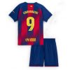 Barcelona Robert Lewandowski #9 Home Stadium Kit for Kids 2025-26 Best Soccer Jerseys
