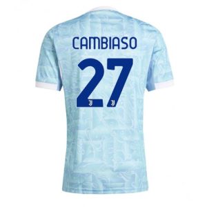 Juventus Andrea Cambiaso #27 Away Stadium Shirt 2025-26 For Sale