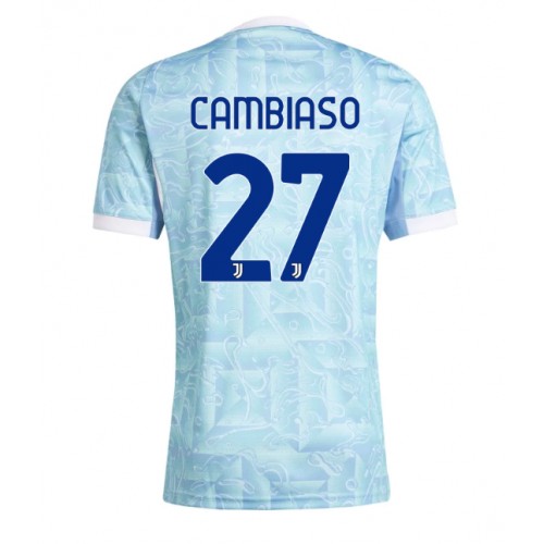 Juventus Andrea Cambiaso #27 Away Stadium Shirt 2025-26 For Sale