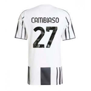 Juventus Andrea Cambiaso #27 Home Stadium Shirt 2025-26 For Sale