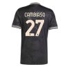 Juventus Andrea Cambiaso #27 Third Stadium Shirt 2025-26 For Sale
