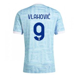 Juventus Dusan Vlahovic #9 Away Stadium Shirt 2025-26 For Sale
