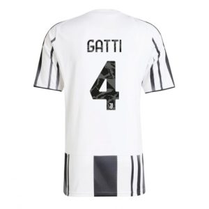 Juventus Federico Gatti #4 Home Stadium Shirt 2025-26 For Sale