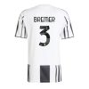 Juventus Gleison Bremer #3 Home Stadium Shirt 2025-26 For Sale