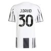 Juventus Jonathan David #30 Home Stadium Shirt 2025-26 For Sale